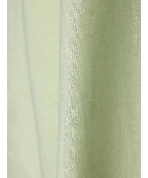 CRAFT STANDARD BOUTIQUE（クラフトスタンダードブティック）の「バンドカラーシアーシャツ　＊（シャツ/ブラウス・レディース・ブラウン/ミント・FREE）」の10枚目の写真