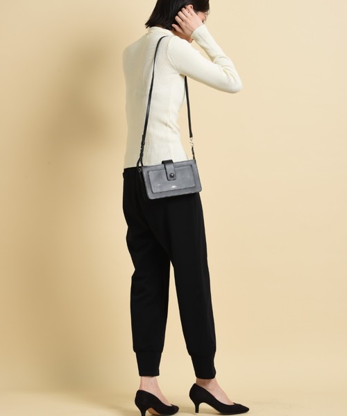 INTERPLANET(インタープラネット)の「12G 2×2リブプルオーバー(ニット/セーター・レディース・パープル/グリーン/アイボリー/ブラック・FREE)」の12枚目の写真