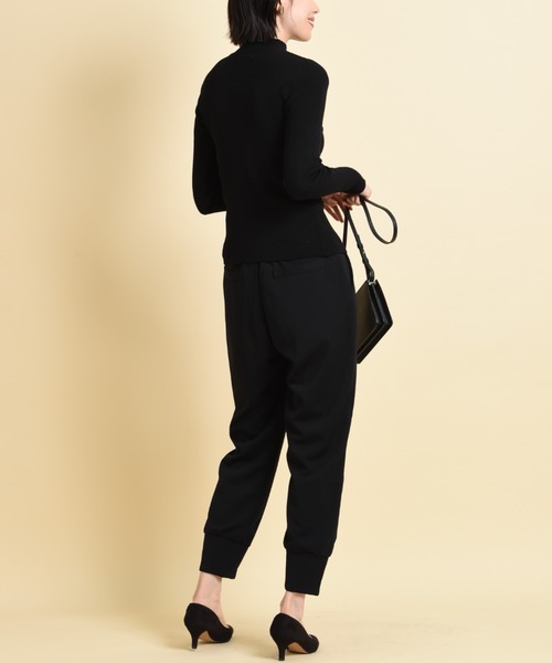 INTERPLANET(インタープラネット)の「12G 2×2リブプルオーバー(ニット/セーター・レディース・パープル/グリーン/アイボリー/ブラック・FREE)」の20枚目の写真