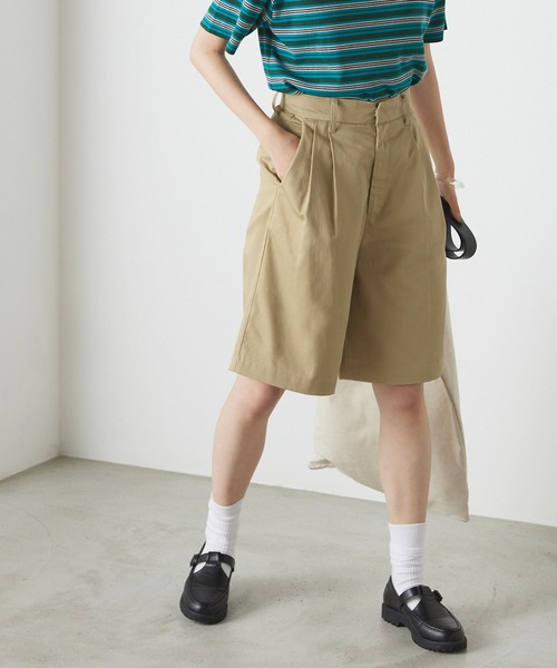 ちろちゃん様　ダブルガーゼ　ショートパンツ 小さいサイズ ダブルクロスセミワイドパンツ 低身長さん・小柄