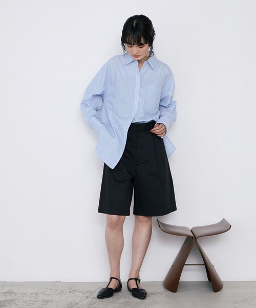 forksy.(フォルクシー)の「【forksy.】チノ2タックセンタープレスショートパンツ/107(チノパンツ・レディース・ブラック/ベージュ/アイボリー/ブラウン・M/L)」の21枚目の写真