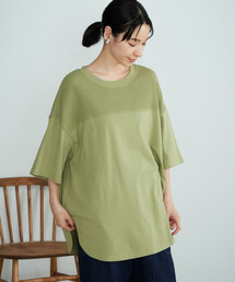 ワッフル切替ビッグTシャツ