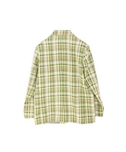 AMAIL(アマイル)の「Happy caramelcheck Jacket(テーラードジャケット・レディース・レッド/グリーン・FREE)」の10枚目の写真