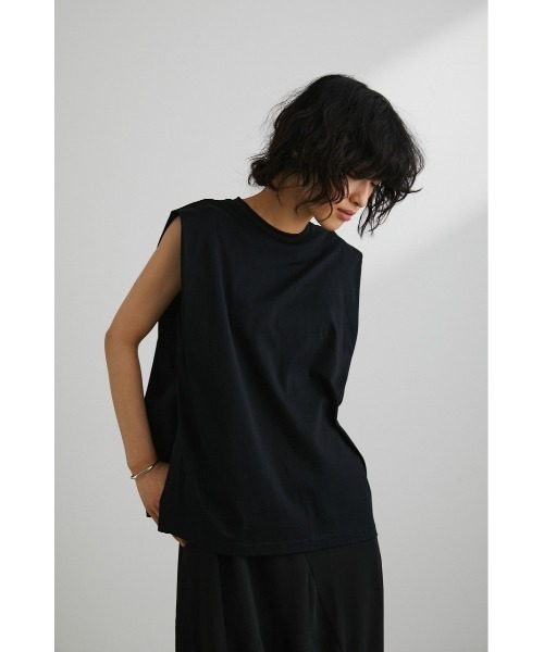 STYLEMIXER(スタイルミキサー)の「ショルダータックタンク(タンクトップ・レディース・ブラウン/ホワイト/ブラック・FREE)」の13枚目の写真