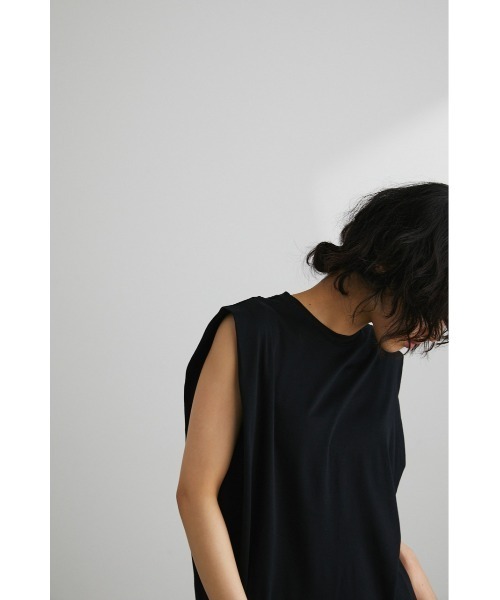 STYLEMIXER(スタイルミキサー)の「ショルダータックタンク(タンクトップ・レディース・ブラウン/ホワイト/ブラック・FREE)」の14枚目の写真