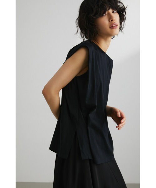 STYLEMIXER(スタイルミキサー)の「ショルダータックタンク(タンクトップ・レディース・ブラウン/ホワイト/ブラック・FREE)」の16枚目の写真