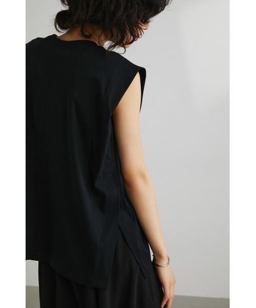 STYLEMIXER(スタイルミキサー)の「ショルダータックタンク(タンクトップ・レディース・ブラウン/ホワイト/ブラック・FREE)」の17枚目の写真