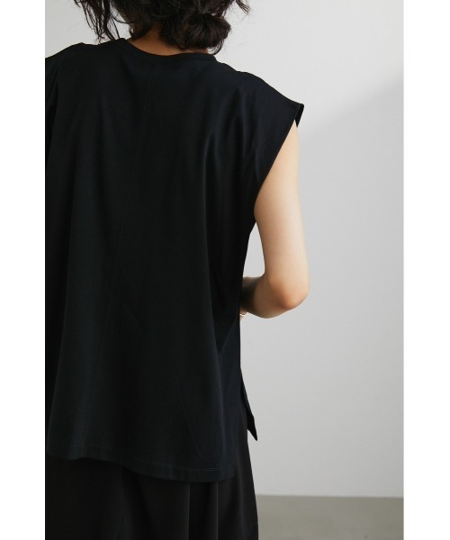 STYLEMIXER(スタイルミキサー)の「ショルダータックタンク(タンクトップ・レディース・ブラウン/ホワイト/ブラック・FREE)」の19枚目の写真