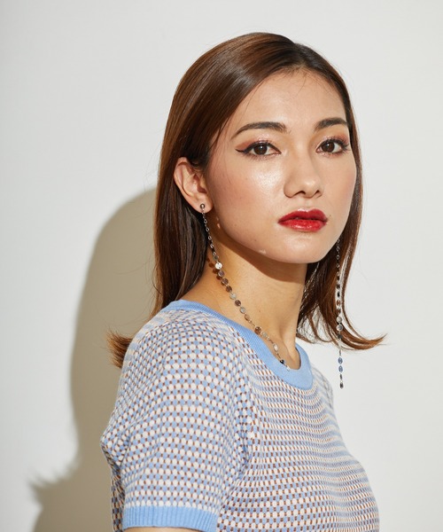 L.H.P(エルエイチピー)の「courage/クラージュ/チェーンピアス(ピアス(両耳用)・レディース・シルバー/ゴールド・F)」の11枚目の写真
