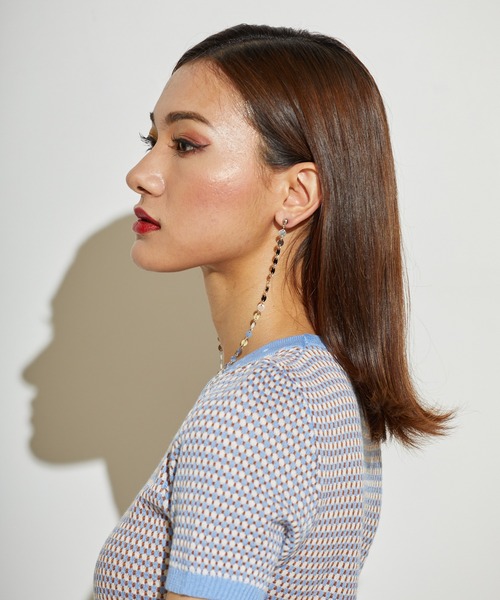 L.H.P(エルエイチピー)の「courage/クラージュ/チェーンピアス(ピアス(両耳用)・レディース・シルバー/ゴールド・F)」の13枚目の写真