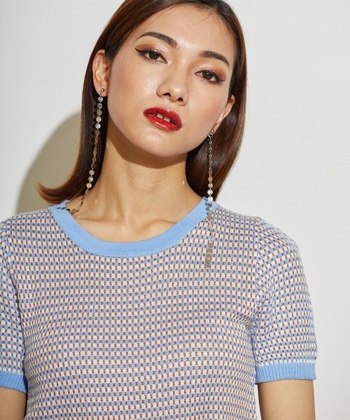 L.H.P(エルエイチピー)の「courage/クラージュ/チェーンピアス(ピアス(両耳用)・レディース・シルバー/ゴールド・F)」の4枚目の写真