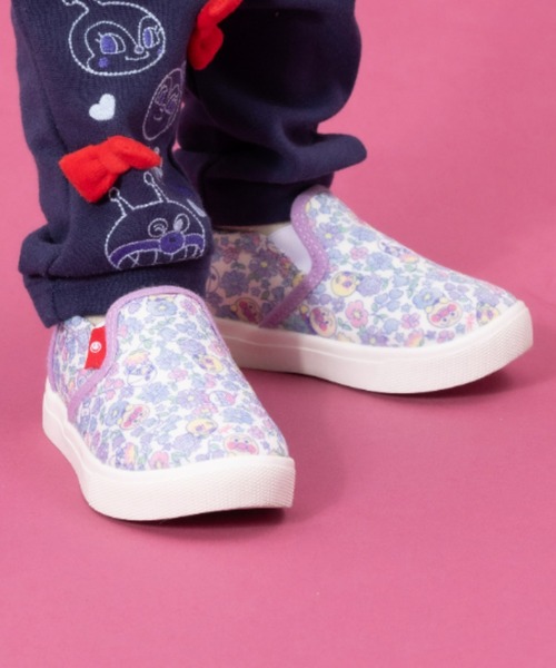 ANPANMAN KIDS COLLECTION(アンパンマンキッズコレクション)の「小花総柄スリッポン(スリッポン・キッズ・ラベンダー/ピンク・15cm/16cm/17cm/14cm)」の2枚目の写真
