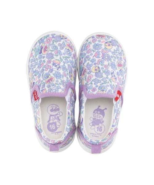 ANPANMAN KIDS COLLECTION(アンパンマンキッズコレクション)の「小花総柄スリッポン(スリッポン・キッズ・ラベンダー/ピンク・15cm/16cm/17cm/14cm)」の3枚目の写真