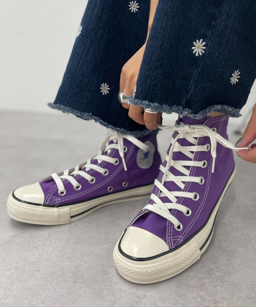CONVERSE(コンバース)の「【CONVERSE/コンバース】オールスター USカラーズ HI(スニーカー・レディース・パープル/グリーン・24/25/24.5/23.5)」の5枚目の写真