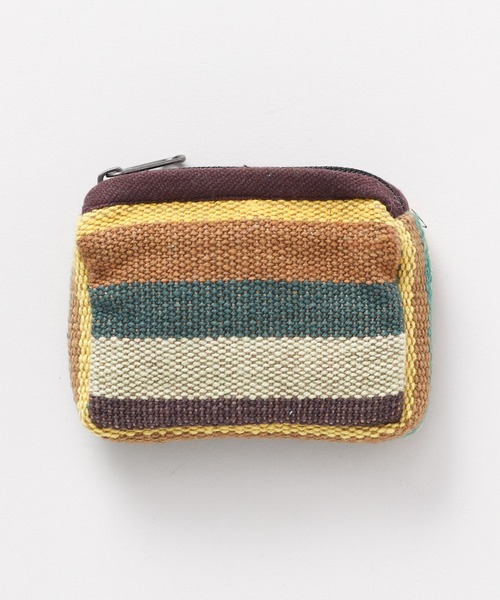 チャイハネ（チャイハネ）の「【チャイハネ】ネパール手織りコットンコインパース（コインケース・レディース・ホワイト×ブルー/パープル/イエロー系その他/ラベンダー/ブルー/ホワイト/グリーン/レッド/ブルー系その他/ダークブルー/グリーン系その他・FREE）」の3枚目の写真
