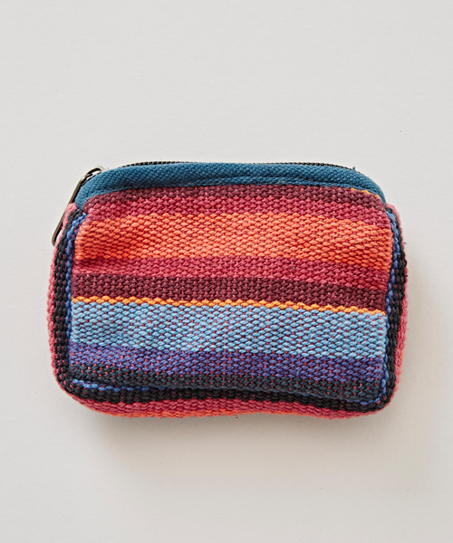 チャイハネ（チャイハネ）の「【チャイハネ】ネパール手織りコットンコインパース（コインケース・レディース・ホワイト×ブルー/パープル/イエロー系その他/ラベンダー/ブルー/ホワイト/グリーン/レッド/ブルー系その他/ダークブルー/グリーン系その他・FREE）」の17枚目の写真