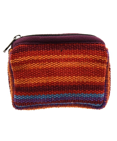 チャイハネ（チャイハネ）の「【チャイハネ】ネパール手織りコットンコインパース（コインケース・レディース・ホワイト×ブルー/パープル/イエロー系その他/ラベンダー/ブルー/ホワイト/グリーン/レッド/ブルー系その他/ダークブルー/グリーン系その他・FREE）」の8枚目の写真