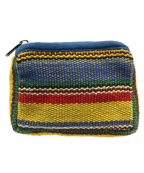 チャイハネ（チャイハネ）の「【チャイハネ】ネパール手織りコットンコインパース（コインケース・レディース・ホワイト×ブルー/パープル/イエロー系その他/ラベンダー/ブルー/ホワイト/グリーン/レッド/ブルー系その他/ダークブルー/グリーン系その他・FREE）」の10枚目の写真