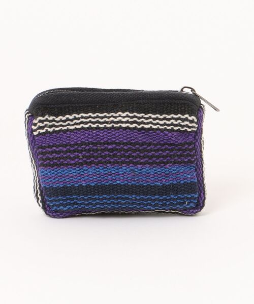 チャイハネ（チャイハネ）の「【チャイハネ】ネパール手織りコットンコインパース（コインケース・レディース・ホワイト×ブルー/パープル/イエロー系その他/ラベンダー/ブルー/ホワイト/グリーン/レッド/ブルー系その他/ダークブルー/グリーン系その他・FREE）」の12枚目の写真