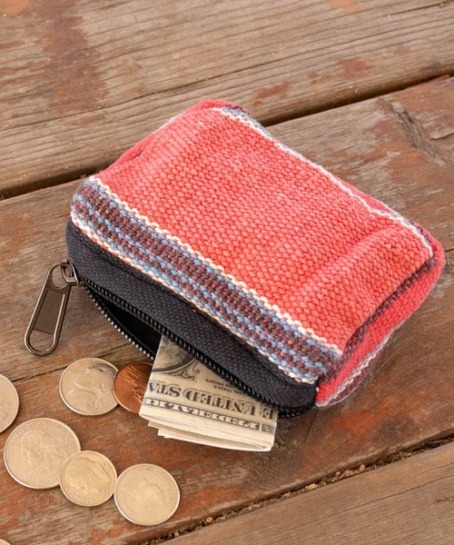 チャイハネ（チャイハネ）の「【チャイハネ】ネパール手織りコットンコインパース（コインケース・レディース・ホワイト×ブルー/パープル/イエロー系その他/ラベンダー/ブルー/ホワイト/グリーン/レッド/ブルー系その他/ダークブルー/グリーン系その他・FREE）」の11枚目の写真