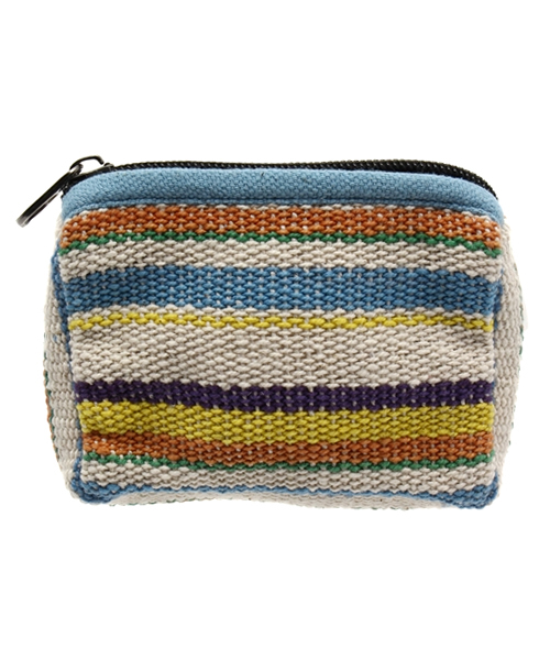 チャイハネ（チャイハネ）の「【チャイハネ】ネパール手織りコットンコインパース（コインケース・レディース・ホワイト×ブルー/パープル/イエロー系その他/ラベンダー/ブルー/ホワイト/グリーン/レッド/ブルー系その他/ダークブルー/グリーン系その他・FREE）」の22枚目の写真