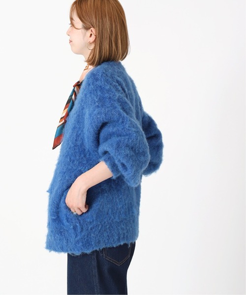 B.C STOCK（ベーセーストック）の「シャギーカーディガン（カーディガン/ボレロ・レディース・ベージュ/ブルー/グレー/イエロー・FREE）」の17枚目の写真