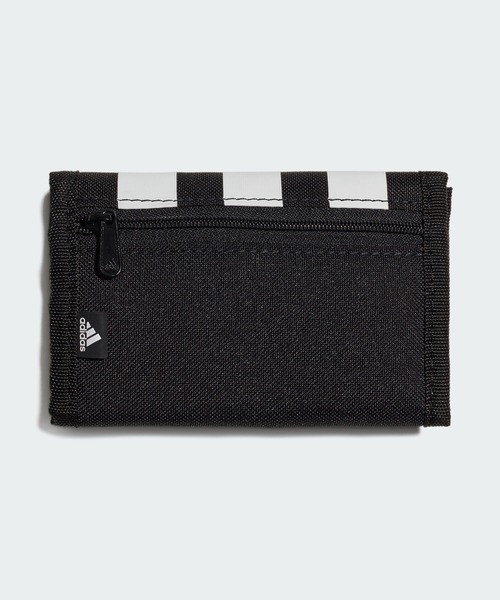 adidas（アディダス）の「エッセンシャルズ スリーストライプス ウォレット / アディダス（メンズ/レディース）（財布・メンズ・ブラック・FREE）」の4枚目の写真