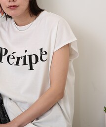 DRESKIP | ロゴ フレンチゆるTシャツ(Tシャツ/カットソー)