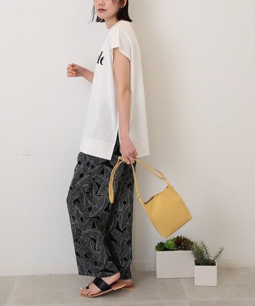 DRESKIP（ドレスキップ）の「◆ロゴ フレンチゆるTシャツ（Tシャツ/カットソー・レディース・グレー系その他/オフホワイト/ダークブラウン/ライトブルー・03/02）」の10枚目の写真