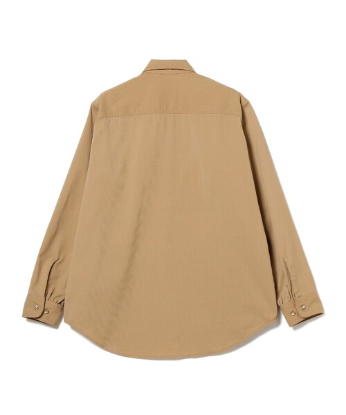 BEAMS PLUS（ビームスプラス）の「BEAMS PLUS / ポリエステルコーデュロイ アドベンチャー シャツ（シャツ/ブラウス・メンズ・ネイビー/ダークベージュ/ブラウン・S/M/L/XL）」の13枚目の写真