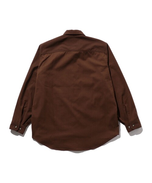 BEAMS PLUS（ビームスプラス）の「BEAMS PLUS / ポリエステルコーデュロイ アドベンチャー シャツ（シャツ/ブラウス・メンズ・ネイビー/ダークベージュ/ブラウン・S/M/L/XL）」の22枚目の写真