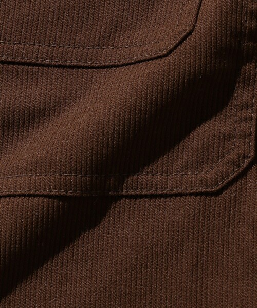 BEAMS PLUS（ビームスプラス）の「BEAMS PLUS / ポリエステルコーデュロイ アドベンチャー シャツ（シャツ/ブラウス・メンズ・ネイビー/ダークベージュ/ブラウン・S/M/L/XL）」の14枚目の写真