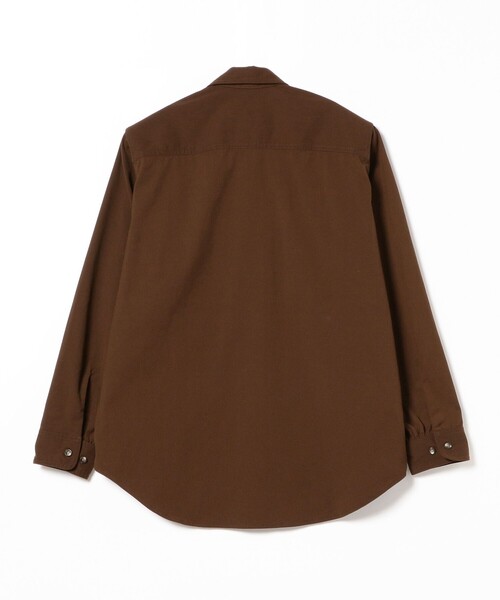 BEAMS PLUS（ビームスプラス）の「BEAMS PLUS / ポリエステルコーデュロイ アドベンチャー シャツ（シャツ/ブラウス・メンズ・ネイビー/ダークベージュ/ブラウン・S/M/L/XL）」の17枚目の写真