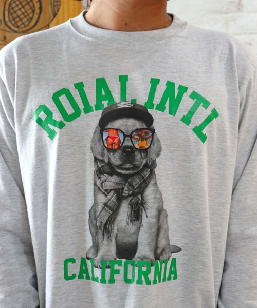 roial(ロイアル)の「ROIAL/ロイアル レギュラーフィット ベイビープリントロンT R223MLT03(Tシャツ/カットソー・メンズ・グレー/グリーン/ホワイト/ブラック・L/M)」の17枚目の写真