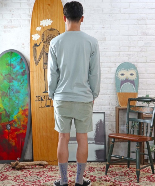 roial(ロイアル)の「ROIAL/ロイアル レギュラーフィット ベイビープリントロンT R223MLT03(Tシャツ/カットソー・メンズ・グレー/グリーン/ホワイト/ブラック・L/M)」の21枚目の写真