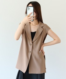 ECRIRE | サイドスリットジレ(ベスト)