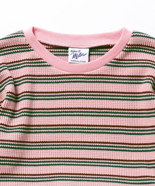 B:MING by BEAMS(ビーミングバイビームス)の「MILLER × B:MING by BEAMS / 別注 ワッフル セットアップ(90~140cm)(スーツジャケット・キッズ・ピンク・90/100/110/120/130/140)」の9枚目の写真