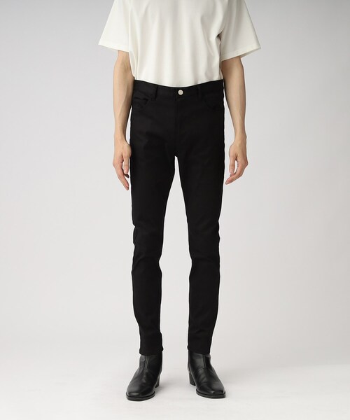 tk.TAKEO KIKUCHI（ティーケータケオキクチ）の「◆Premiumfit スキニーパンツ（その他パンツ・メンズ・ブラック/サンドベージュ・03/02/04/01）」の4枚目の写真