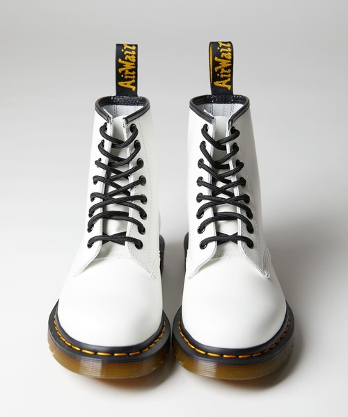 Dr. Martens（ドクターマーチン）の「Dr.Martens/ドクターマーチン 1460  8ホールブーツ/8-EYE BOOT（ブーツ・レディース・ブラック×イエロー/ブラック×ホワイト/ホワイト・4/6/5）」の12枚目の写真