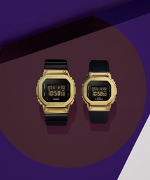 G-SHOCK（ジーショック）の「Pair Model / ブラック＆ゴールド / GM-5600G-9JF × GM-S5600GB-1JF（デジタル腕時計・キッズ）」