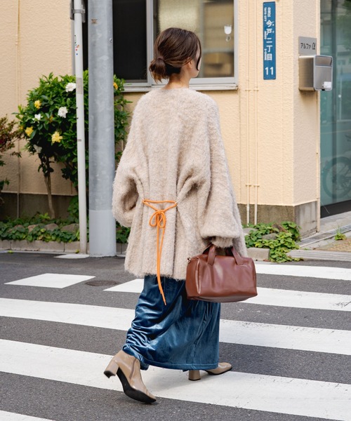 Kastane(カスタネ)の「【2022AWアイテム】フェイクレザーボストンバック(ボストンバッグ・レディース・ブラック/ブルー/ブラウン・FREE)」の8枚目の写真