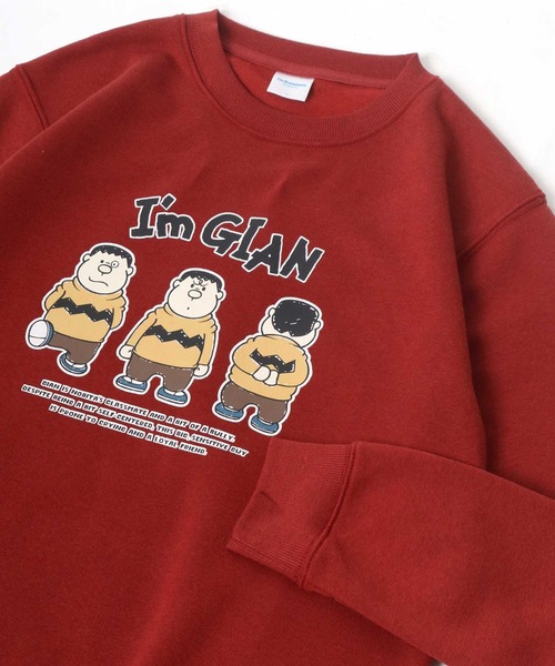 MARUKAWA（マルカワ）の「I'm Doraemon/ドラえもん ジャイアン 裏起毛 スウェットトレーナー（スウェット・レディース・ブラック/オフホワイト/イエロー/グリーン/オートミール/グレー系その他/ブルーグリーン/レンガ・M/L）」の8枚目の写真