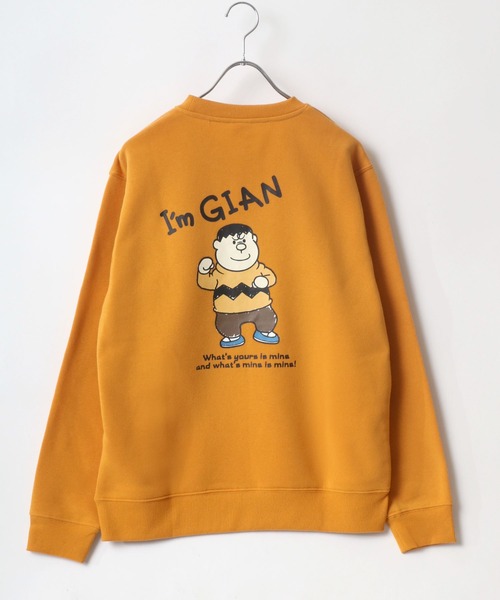 MARUKAWA（マルカワ）の「I'm Doraemon/ドラえもん ジャイアン 裏起毛 スウェットトレーナー（スウェット・レディース・ブラック/オフホワイト/イエロー/グリーン/オートミール/グレー系その他/ブルーグリーン/レンガ・M/L）」の21枚目の写真
