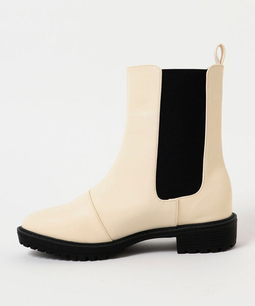 B:MING by BEAMS（ビーミングバイビームス）の「B:MING by BEAMS / サイドゴア ブーツ 22AW（ブーツ・レディース・ブラック/オフホワイト/オリーブ・22.5/24.5/23.5）」の6枚目の写真