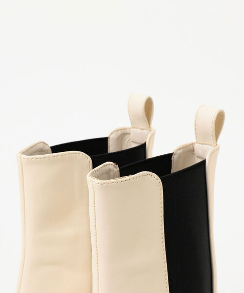 B:MING by BEAMS（ビーミングバイビームス）の「B:MING by BEAMS / サイドゴア ブーツ 22AW（ブーツ・レディース・ブラック/オフホワイト/オリーブ・22.5/24.5/23.5）」の11枚目の写真