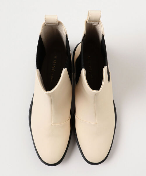 B:MING by BEAMS（ビーミングバイビームス）の「B:MING by BEAMS / サイドゴア ブーツ 22AW（ブーツ・レディース・ブラック/オフホワイト/オリーブ・22.5/24.5/23.5）」の17枚目の写真
