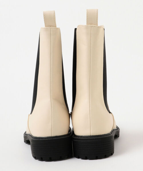 B:MING by BEAMS（ビーミングバイビームス）の「B:MING by BEAMS / サイドゴア ブーツ 22AW（ブーツ・レディース・ブラック/オフホワイト/オリーブ・22.5/24.5/23.5）」の4枚目の写真