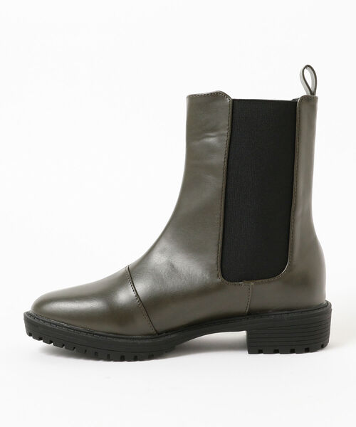 B:MING by BEAMS（ビーミングバイビームス）の「B:MING by BEAMS / サイドゴア ブーツ 22AW（ブーツ・レディース・ブラック/オフホワイト/オリーブ・22.5/24.5/23.5）」の9枚目の写真