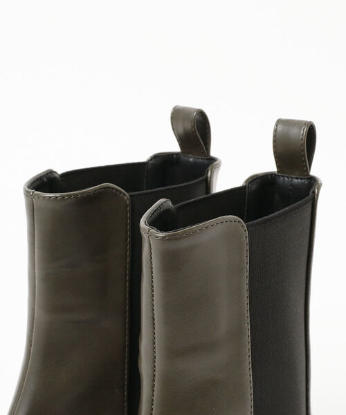 B:MING by BEAMS（ビーミングバイビームス）の「B:MING by BEAMS / サイドゴア ブーツ 22AW（ブーツ・レディース・ブラック/オフホワイト/オリーブ・22.5/24.5/23.5）」の7枚目の写真