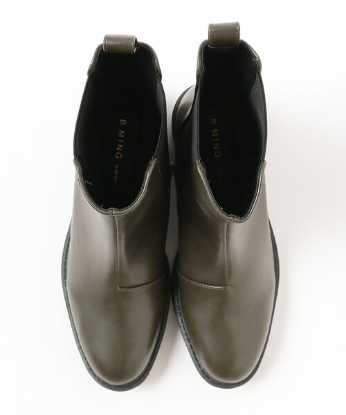 B:MING by BEAMS（ビーミングバイビームス）の「B:MING by BEAMS / サイドゴア ブーツ 22AW（ブーツ・レディース・ブラック/オフホワイト/オリーブ・22.5/24.5/23.5）」の16枚目の写真